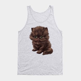 Cat-a-clysm Persian kitten Tank Top